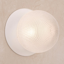 Lassie Diamond Cut Glass Warm White LED Outdoor Wall Light